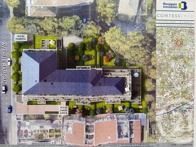 Appartement T2 à louer - 2 pièces - 39.52 m2 - MARSEILLE - 13012 - PROVENCE-ALPES-COTE-D-AZUR - Century 21 Immo-Conseil
